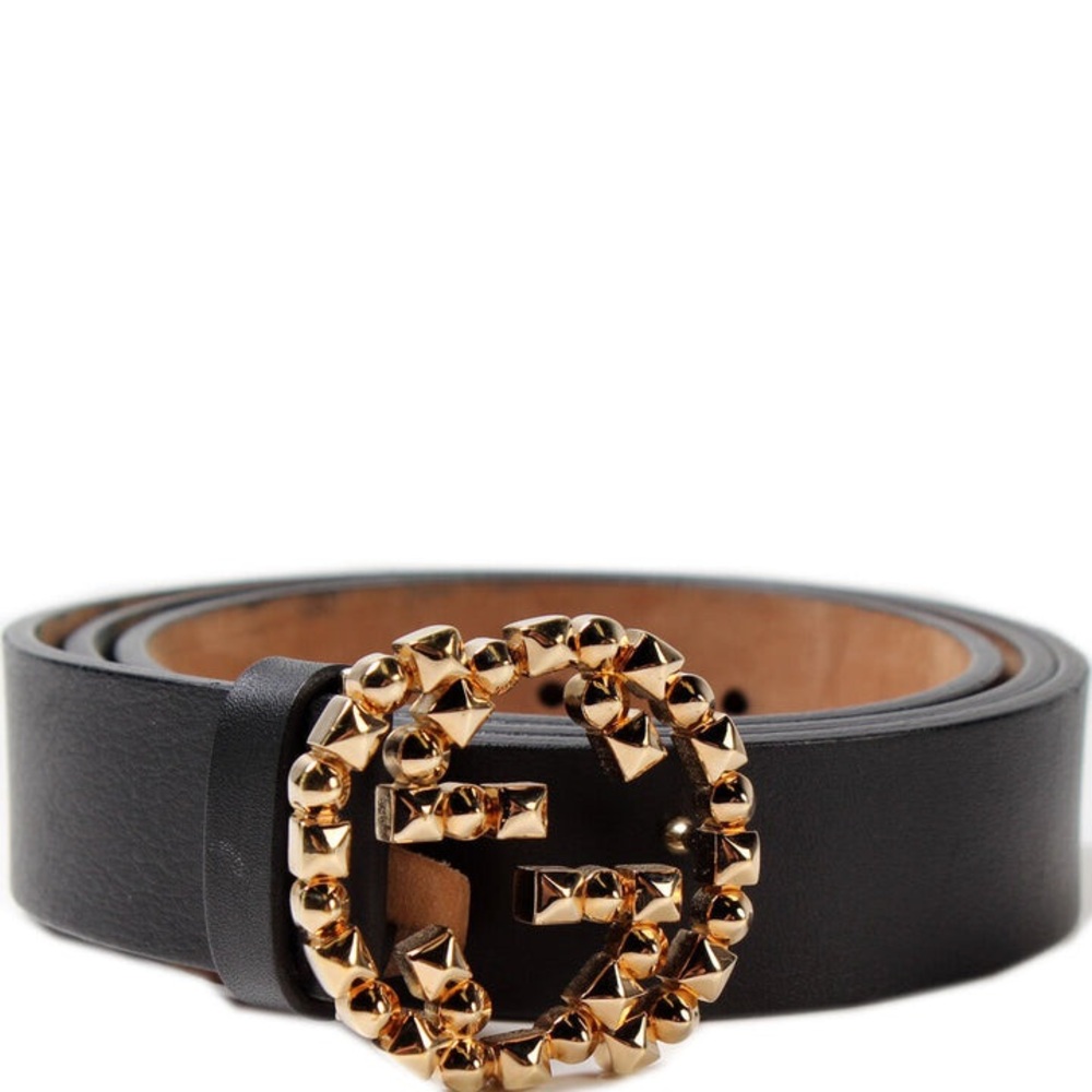Gucci Studded Interlocking GG belt